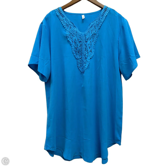 Dress Casual Midi By Cme In Blue, Size: 2x