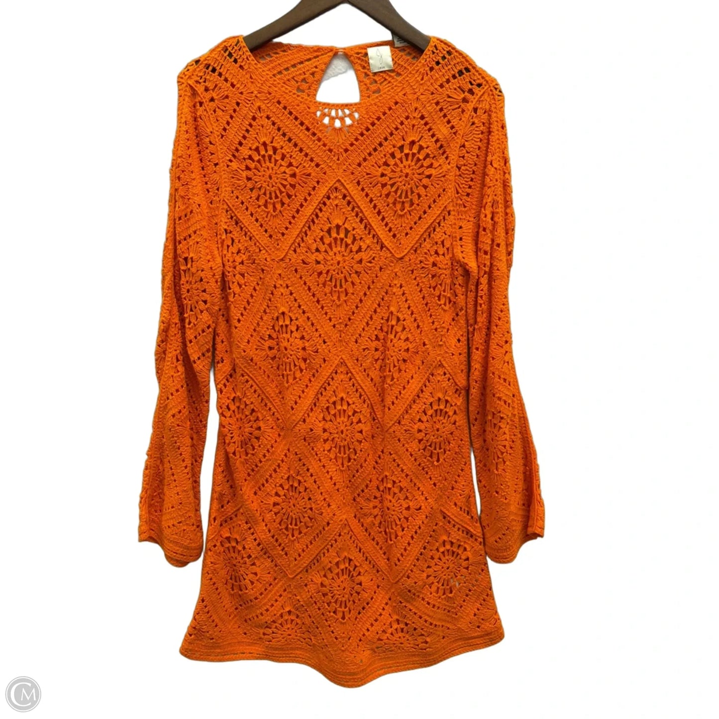 Dress Casual Midi By Joie In Orange, Size: L