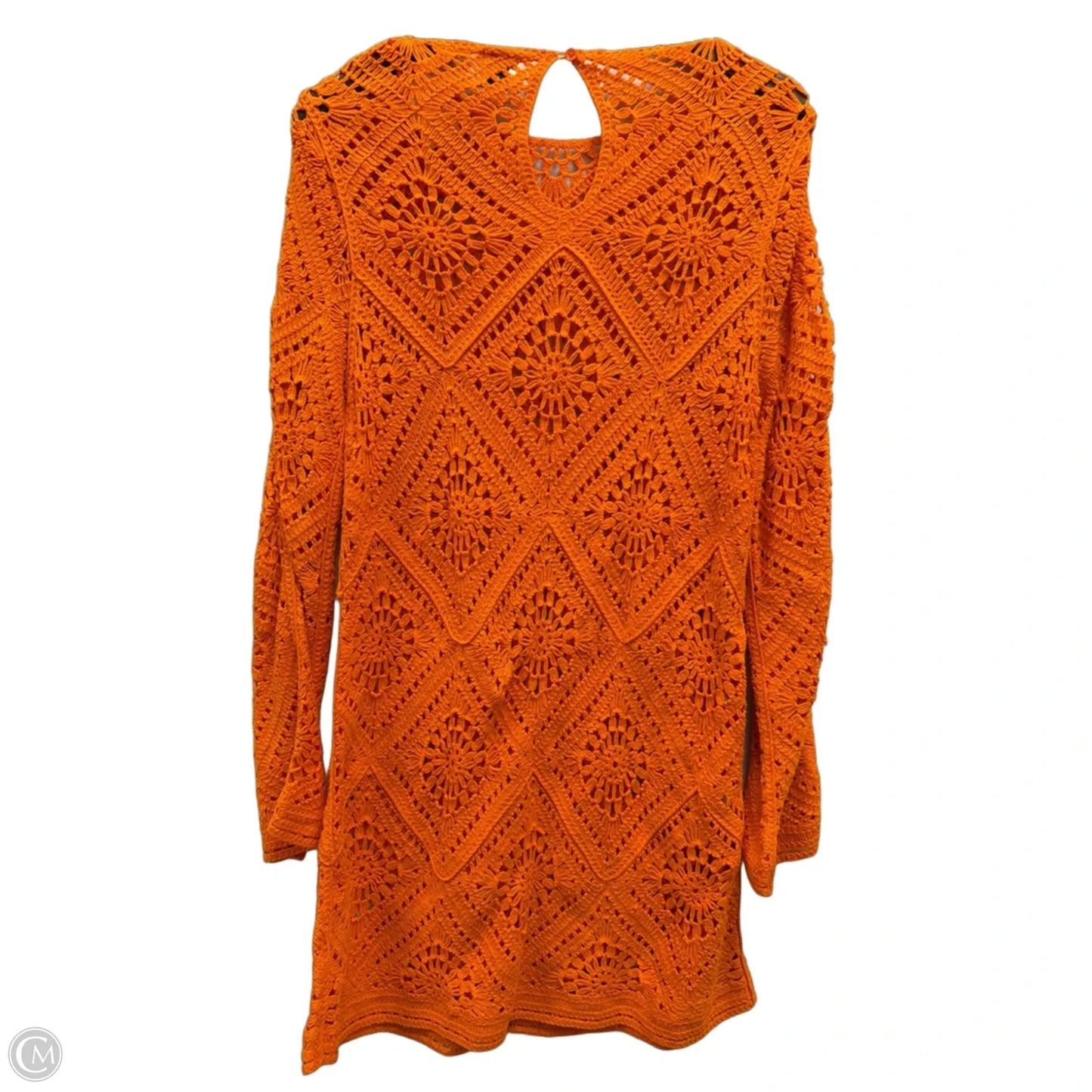 Dress Casual Midi By Joie In Orange, Size: L