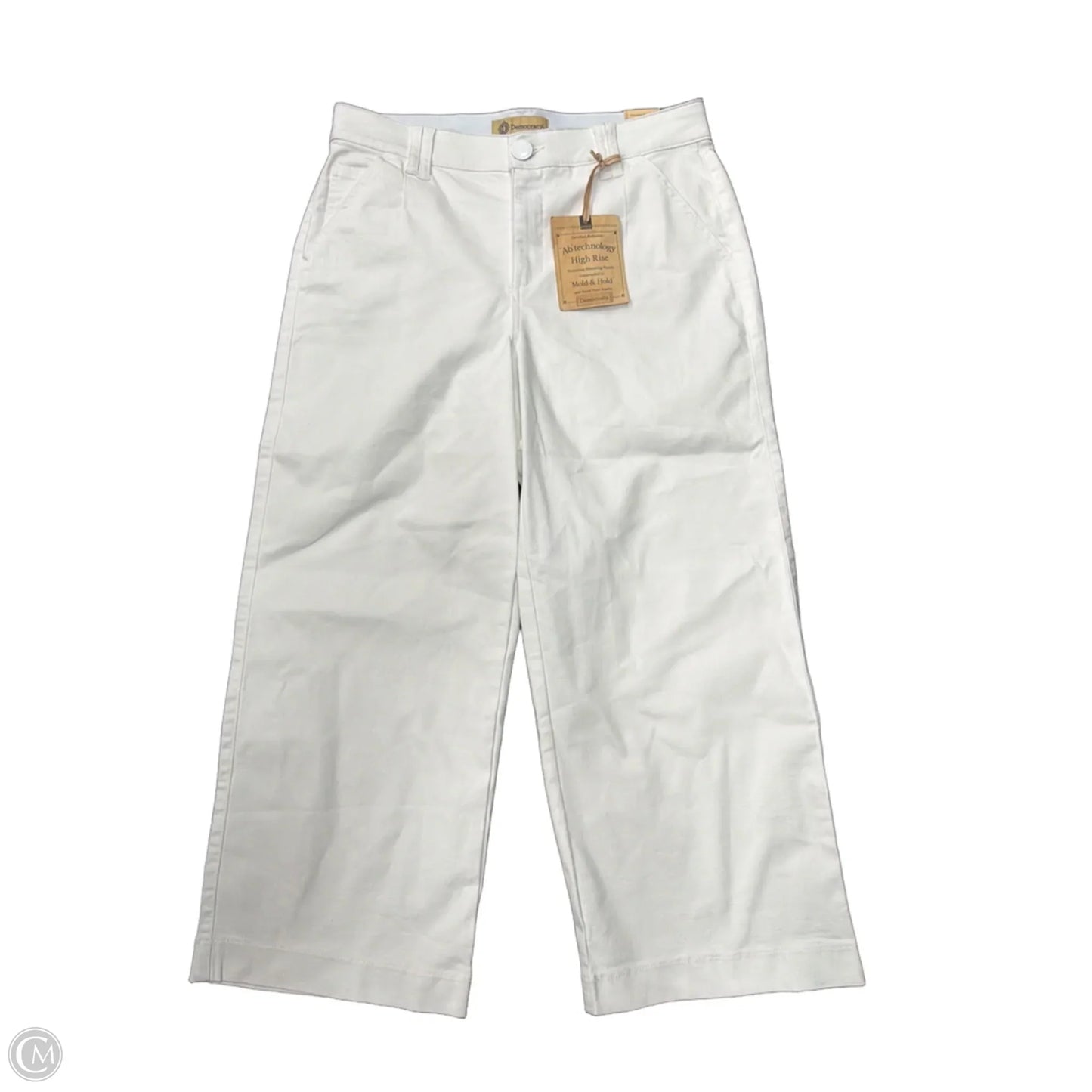Jeans Wide Leg By Democracy In White Denim, Size: 10
