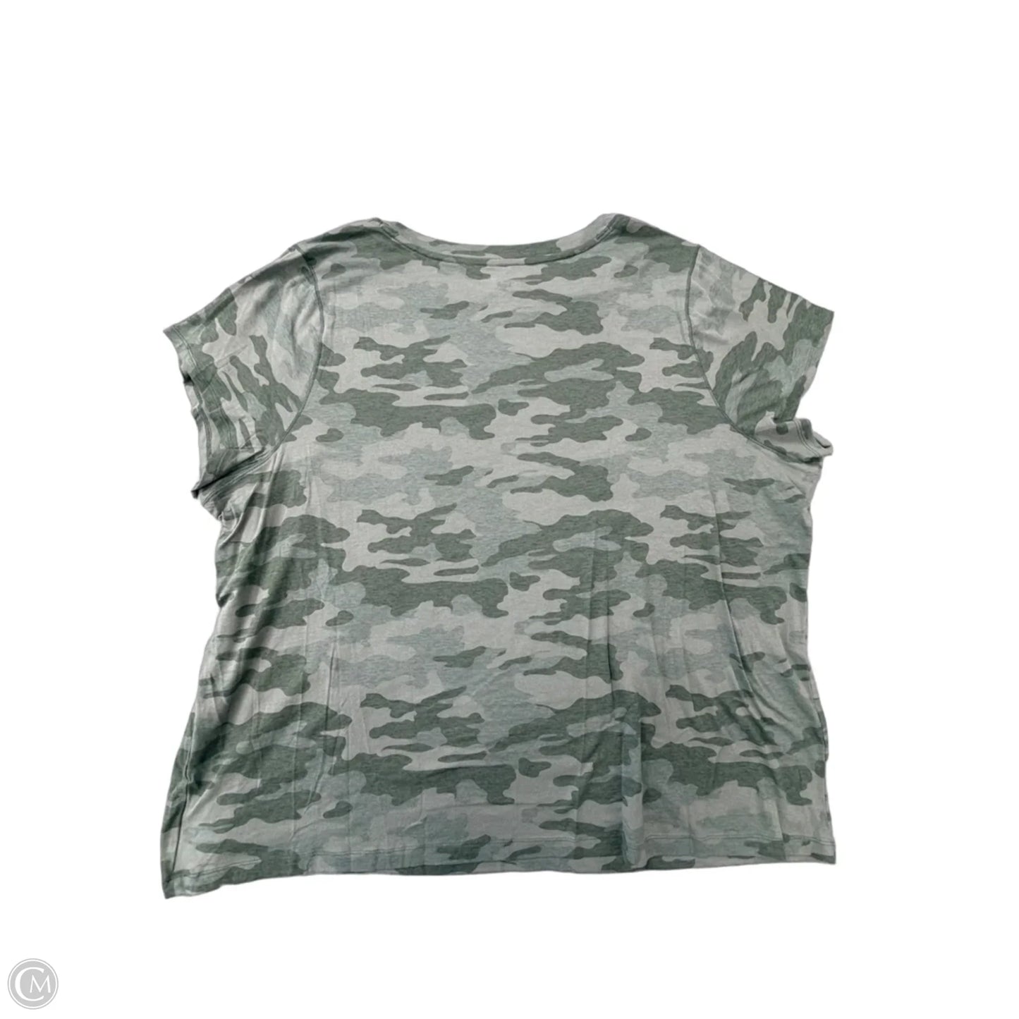 Top Short Sleeve By Universal Thread In Camouflage Print, Size: 4x