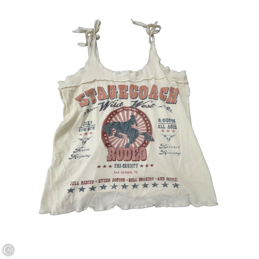 Tank Top By Clothes Mentor In Cream, Size: 3x