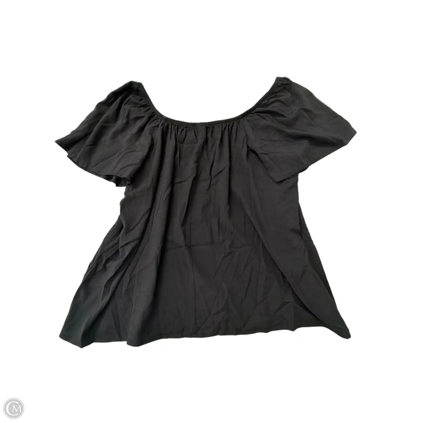 Top Short Sleeve By Torrid In Black, Size: 2x