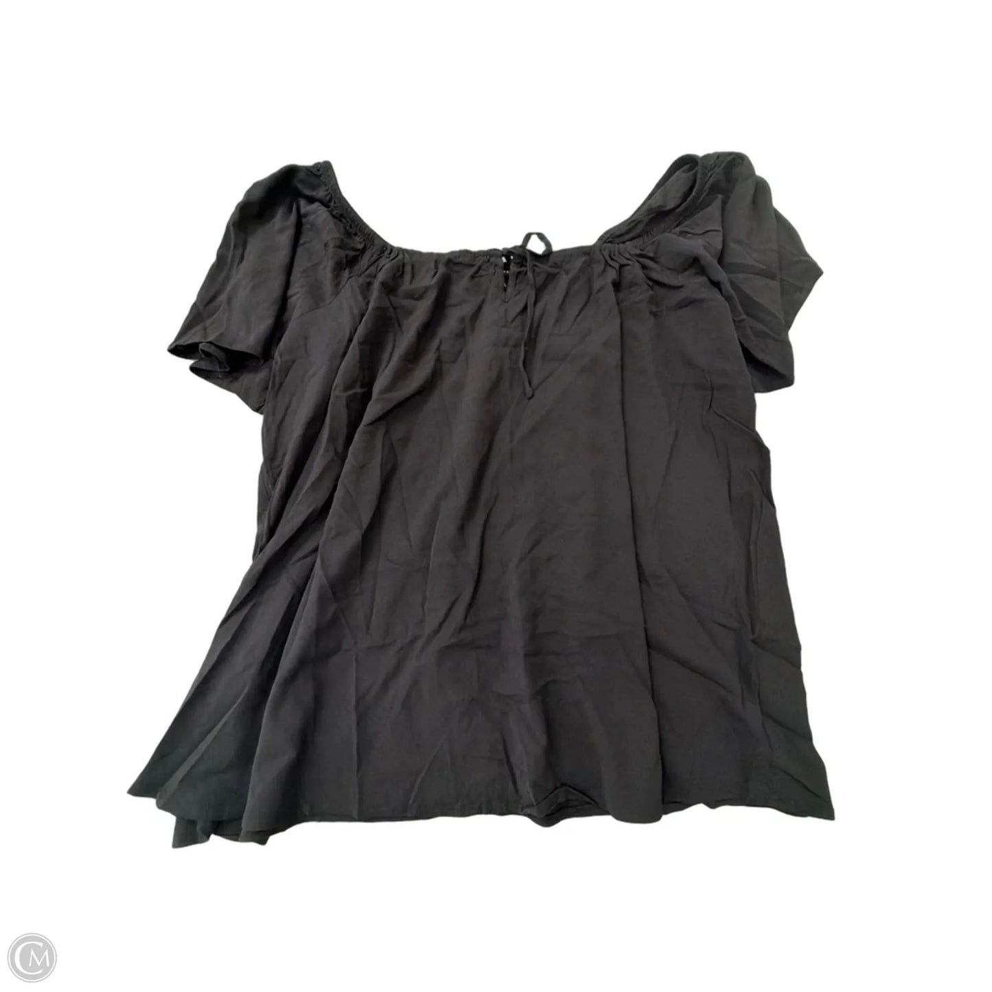 Top Short Sleeve By Torrid In Black, Size: 3x