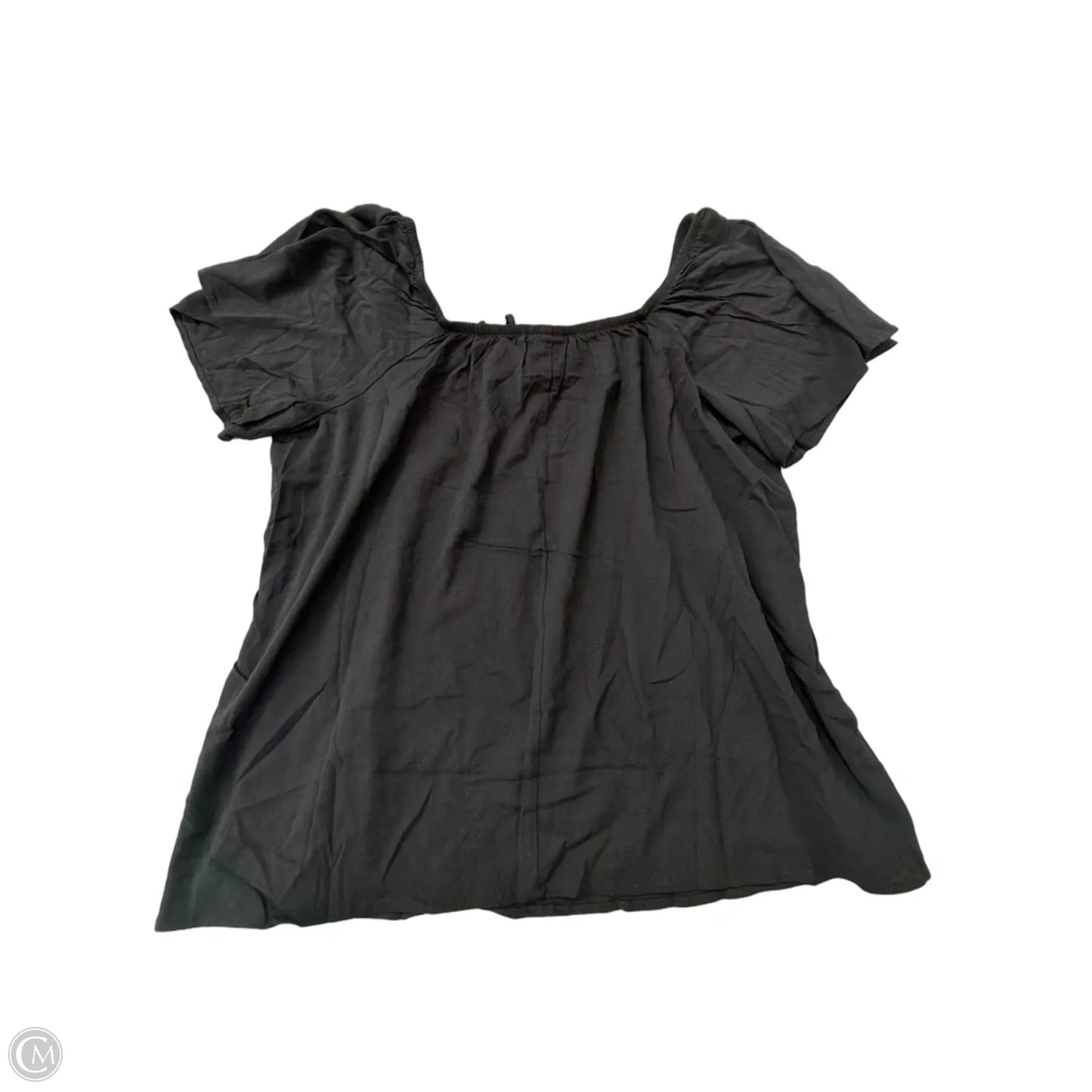 Top Short Sleeve By Torrid In Black, Size: 3x