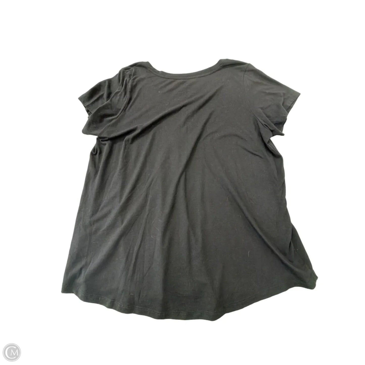 Top Short Sleeve Basic By Torrid In Black, Size: 3x