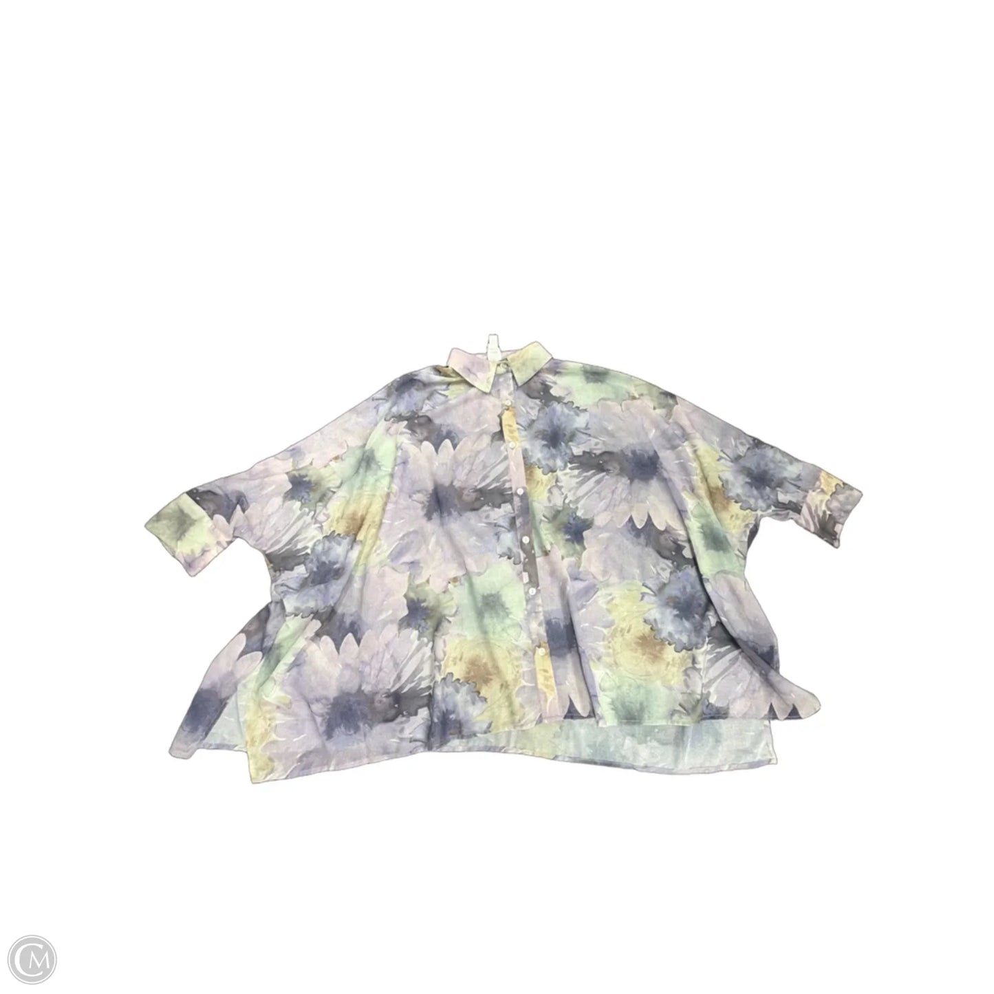 Top Long Sleeve By Clothes Mentor In Floral Print, Size: M