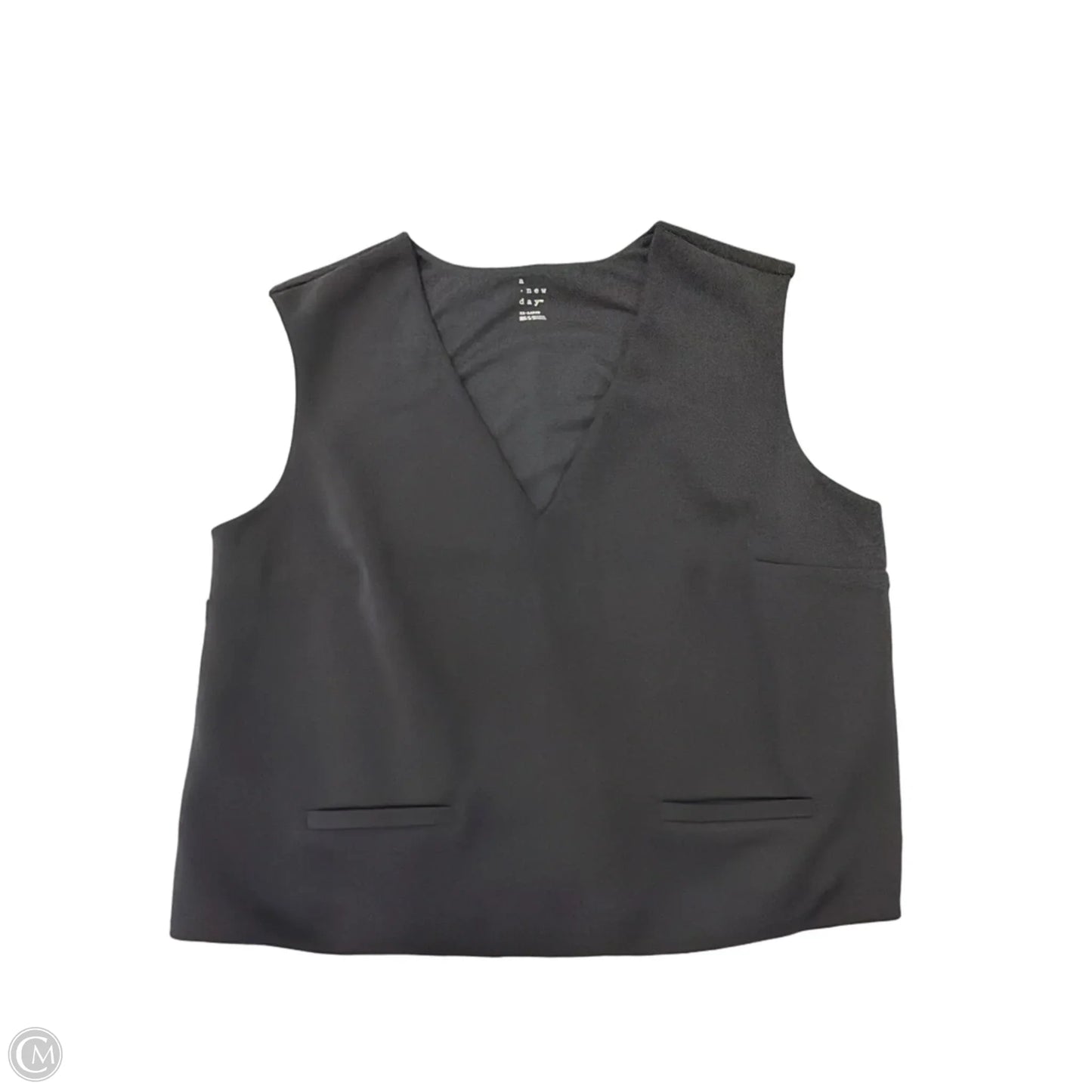 Top Sleeveless By A New Day In Black, Size: 1x