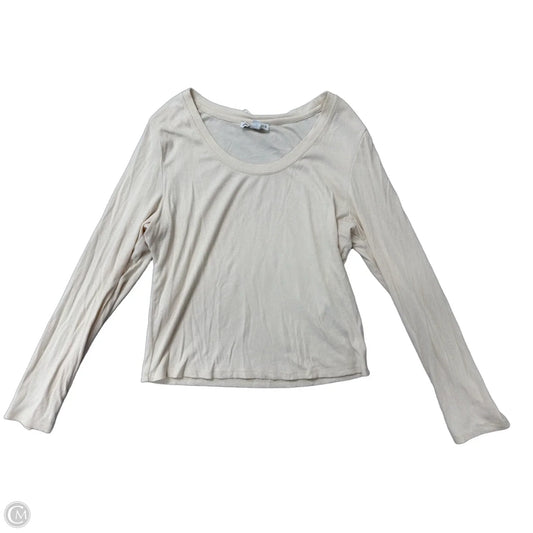 Top Long Sleeve Basic By And Now This In Cream, Size: L