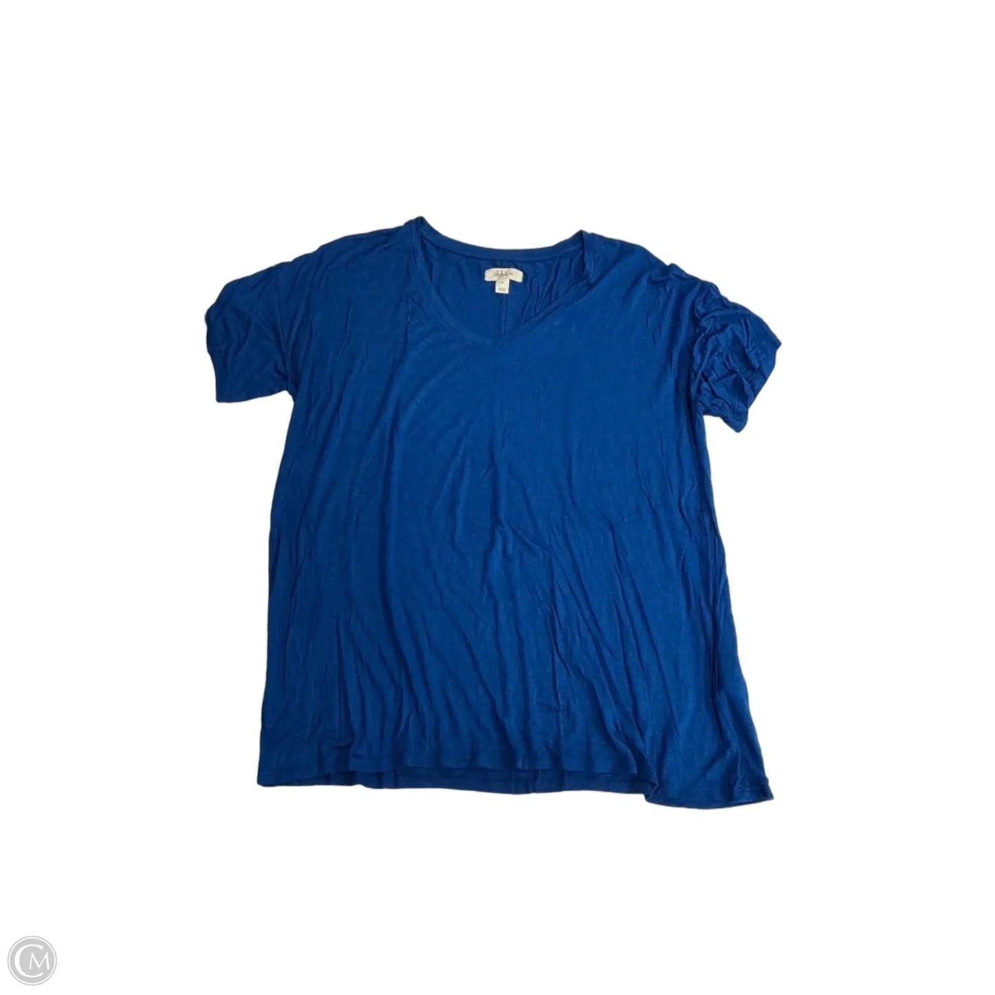 Top Short Sleeve Basic By Style And Company In Blue, Size: M