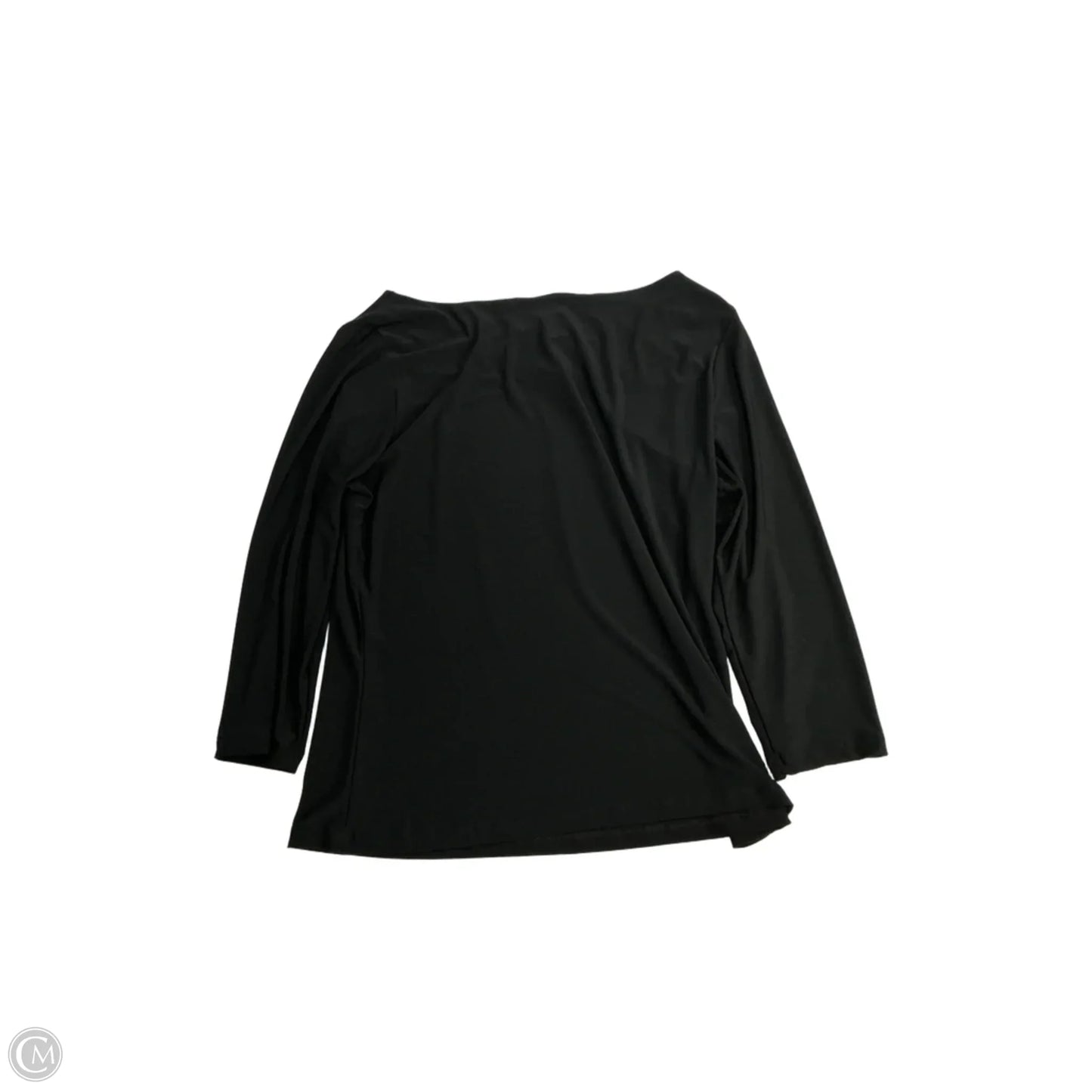 Top 3/4 Sleeve By Jtb In Black, Size: Xl