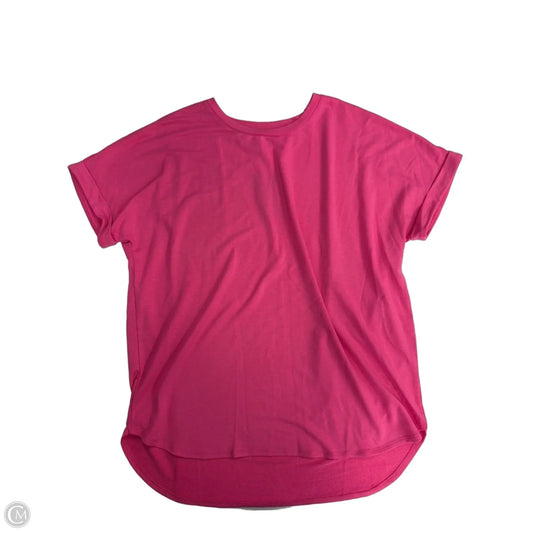 Top Short Sleeve Basic By Crown And Ivy In Pink, Size: Xl