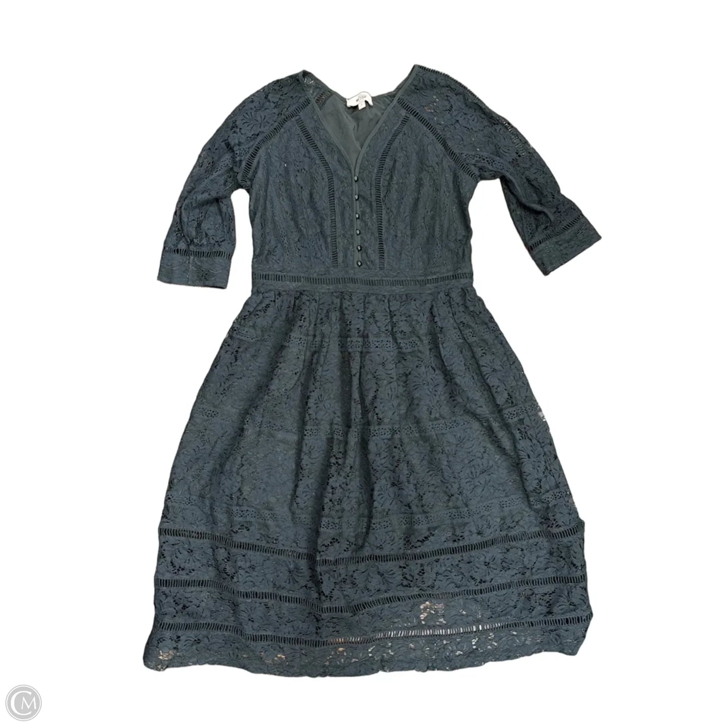 Dress Casual Midi By Clothes Mentor In Black, Size: L