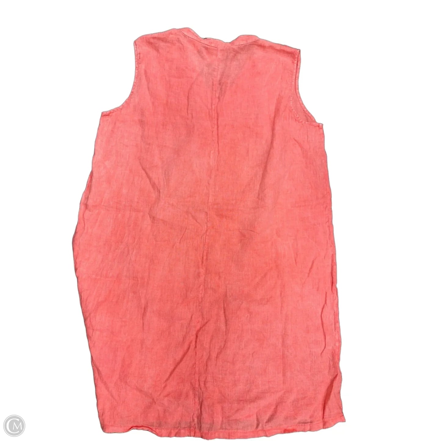 Dress Casual Midi By Clothes Mentor In Coral, Size: 3