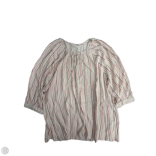 Top 3/4 Sleeve By Maurices In Striped Pattern, Size: Xl