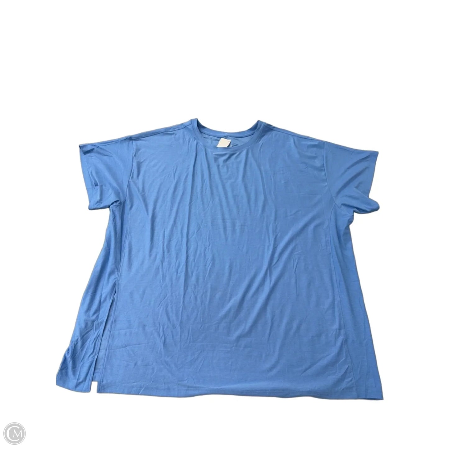 Athletic Top Short Sleeve By Old Navy In Blue, Size: 3x