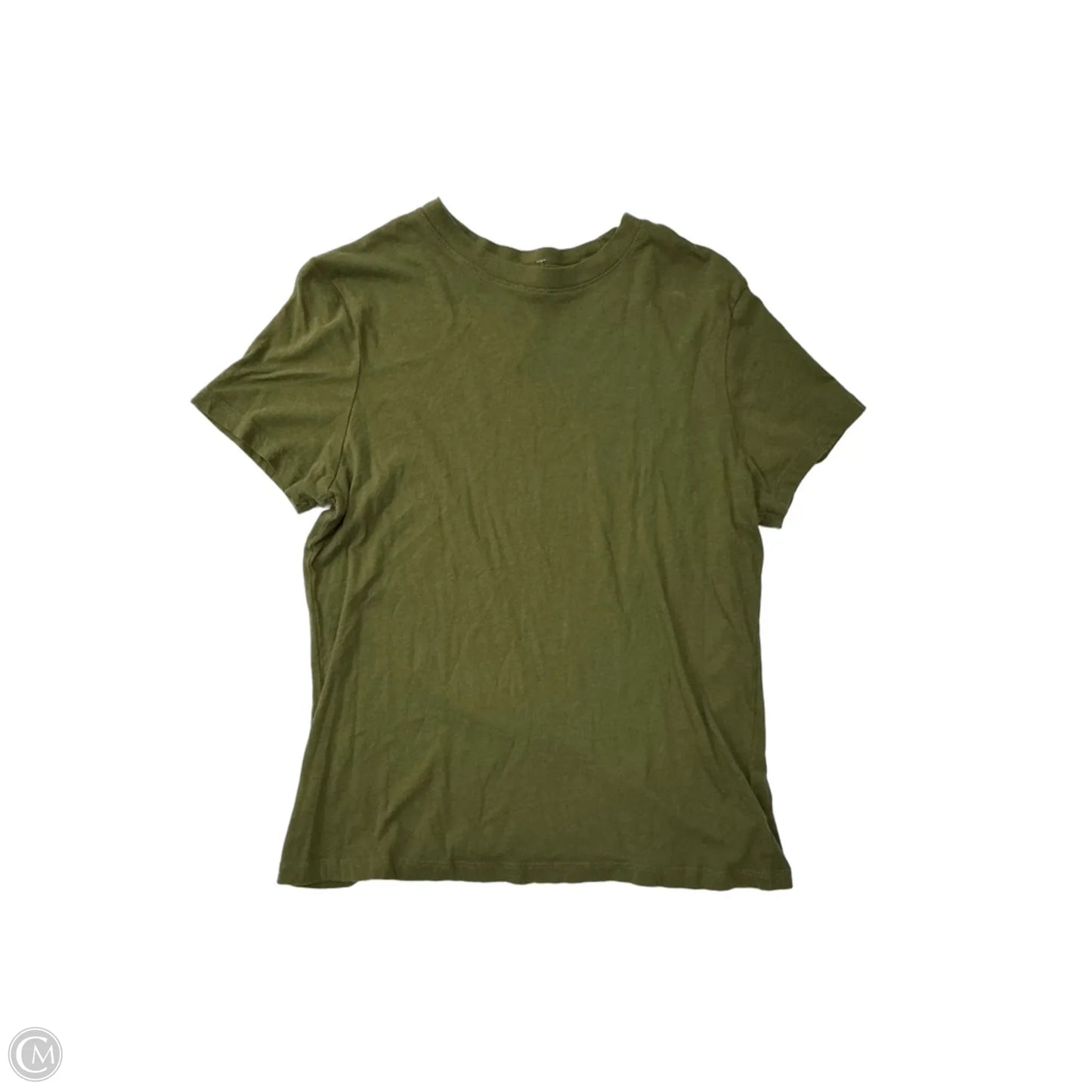 Top Short Sleeve Basic By A New Day In Green, Size: M