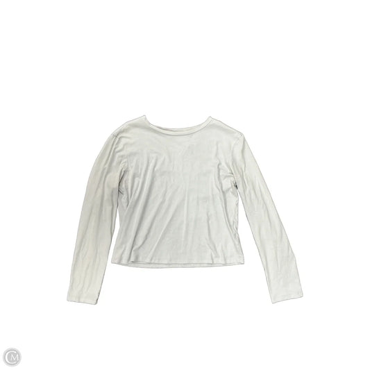 Top Long Sleeve Basic By Wild Fable In Grey, Size: M