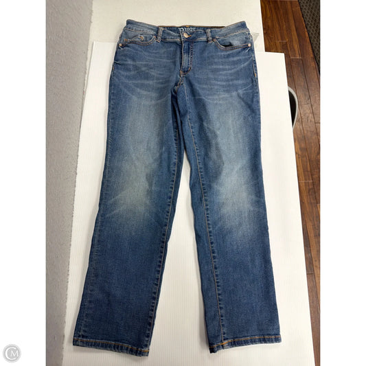 Jeans Straight By Clothes Mentor In Blue Denim, Size: 6