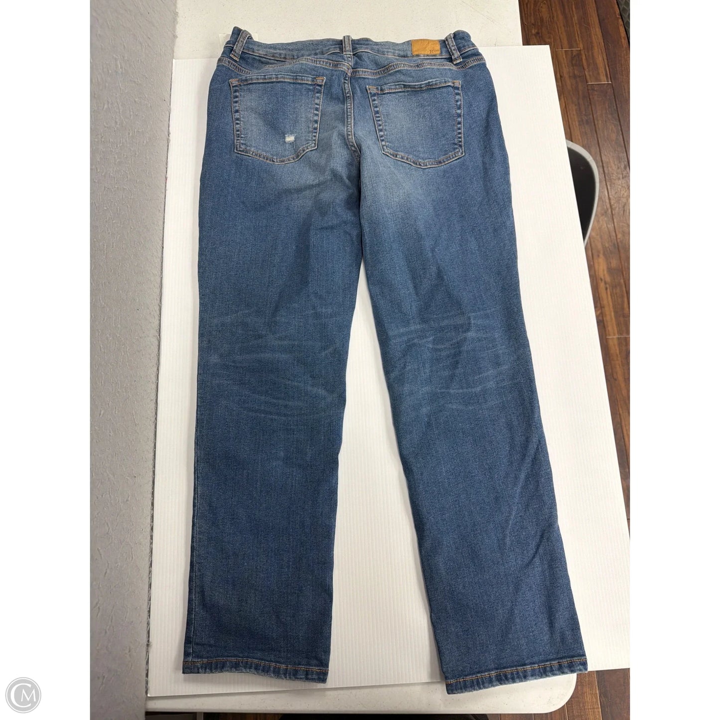 Jeans Straight By Clothes Mentor In Blue Denim, Size: 6