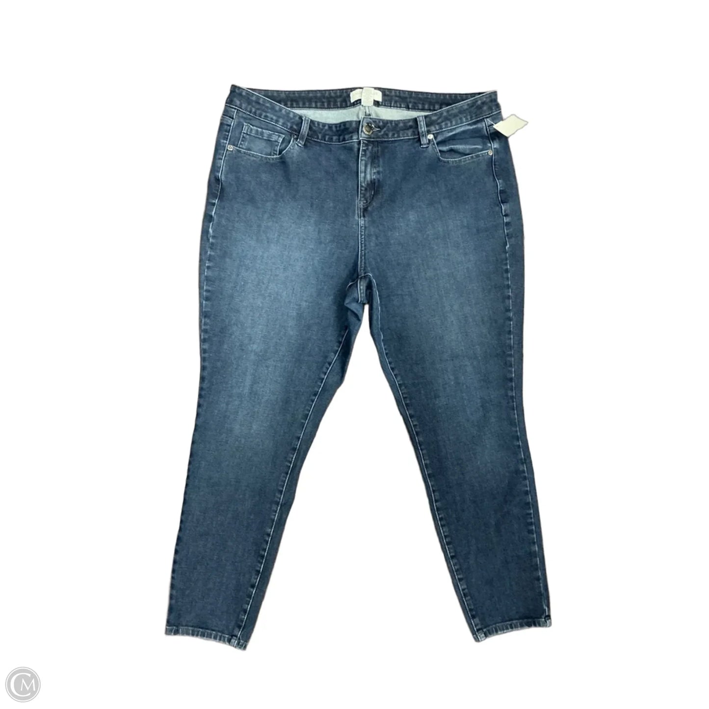 Jeans Skinny By Lane Bryant In Blue Denim, Size: 20
