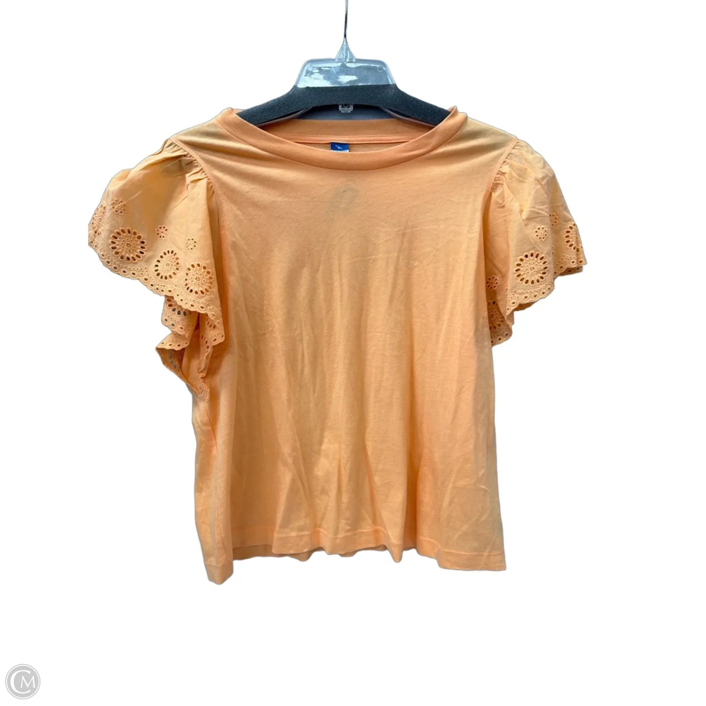 Top Short Sleeve By Old Navy In Orange, Size: M