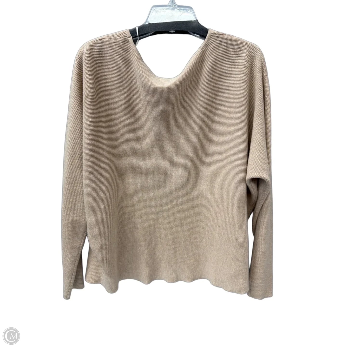 Top Long Sleeve By Cyrus In Tan, Size: Xl