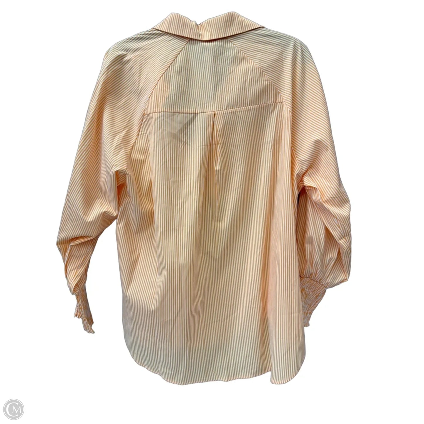 Top Long Sleeve By Clothes Mentor In Striped Pattern, Size: M