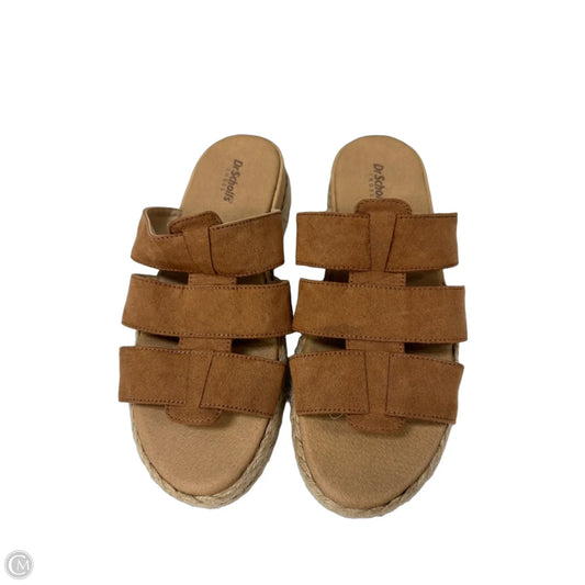 Sandals Flats By Dr Scholls In Brown, Size: 8.5