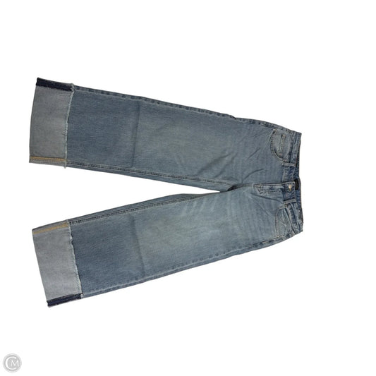 Jeans Straight By Talbots In Blue Denim, Size: 4