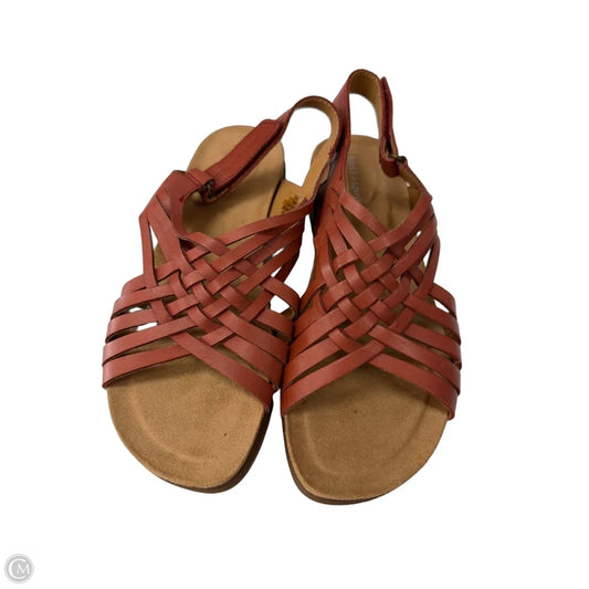 Sandals Flats By Easy Spirit In Brown, Size: 8.5