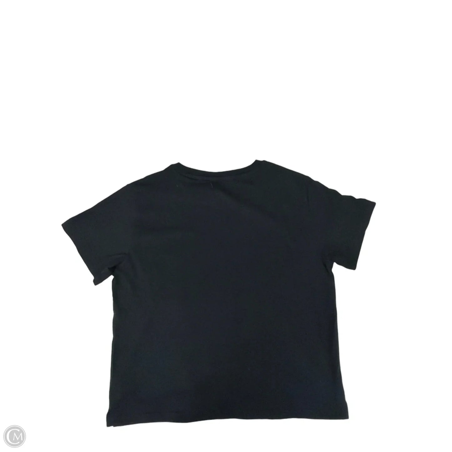 Top Short Sleeve Basic By Free Assembly In Black, Size: S