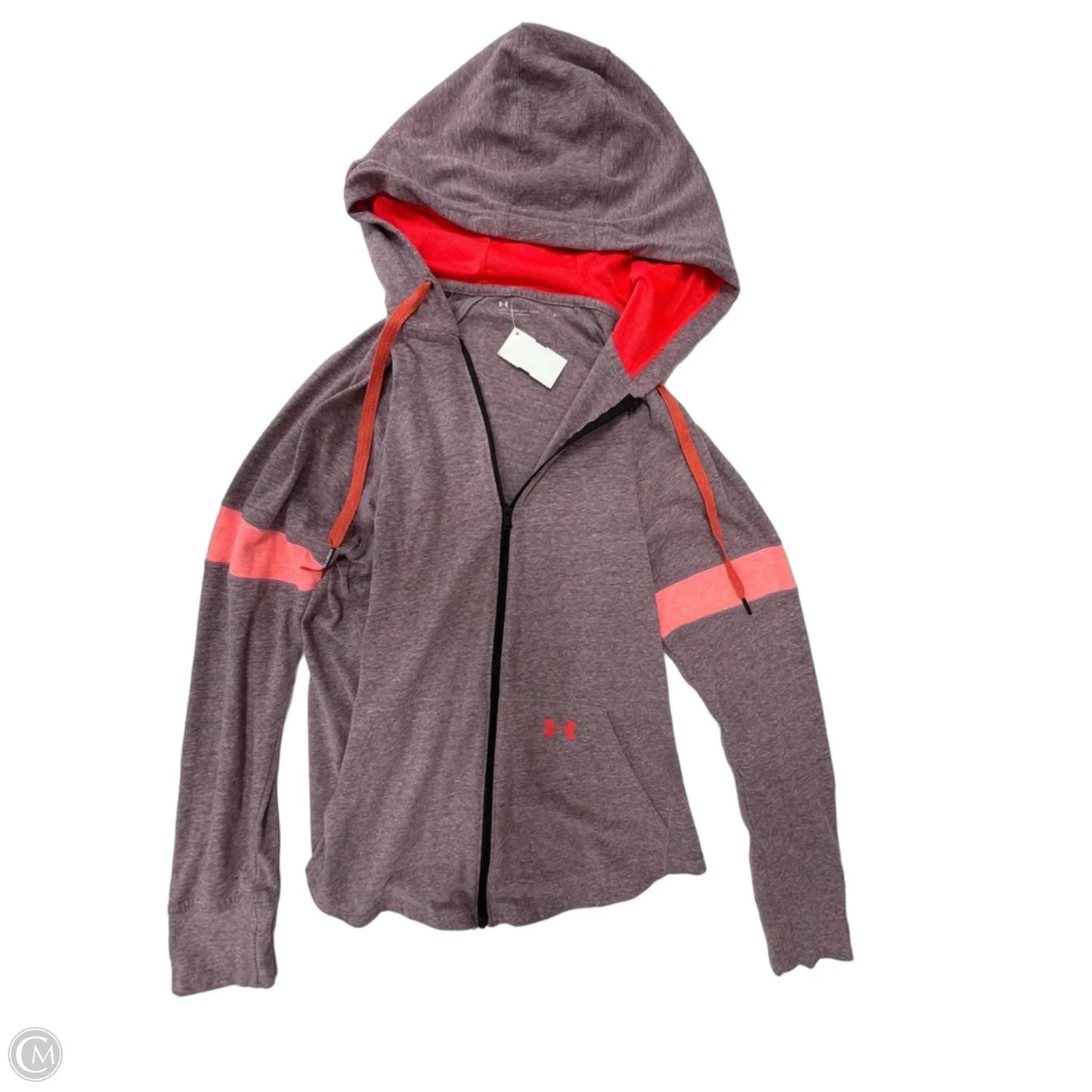 Athletic Jacket By Under Armour In Purple, Size: L
