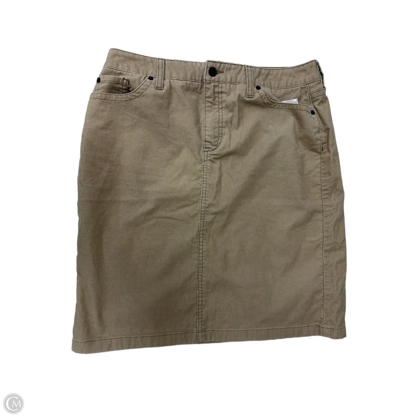 Skirt Midi By L.l. Bean In Brown, Size: M