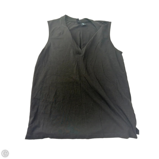Top Sleeveless By Cynthia Rowley In Black, Size: L