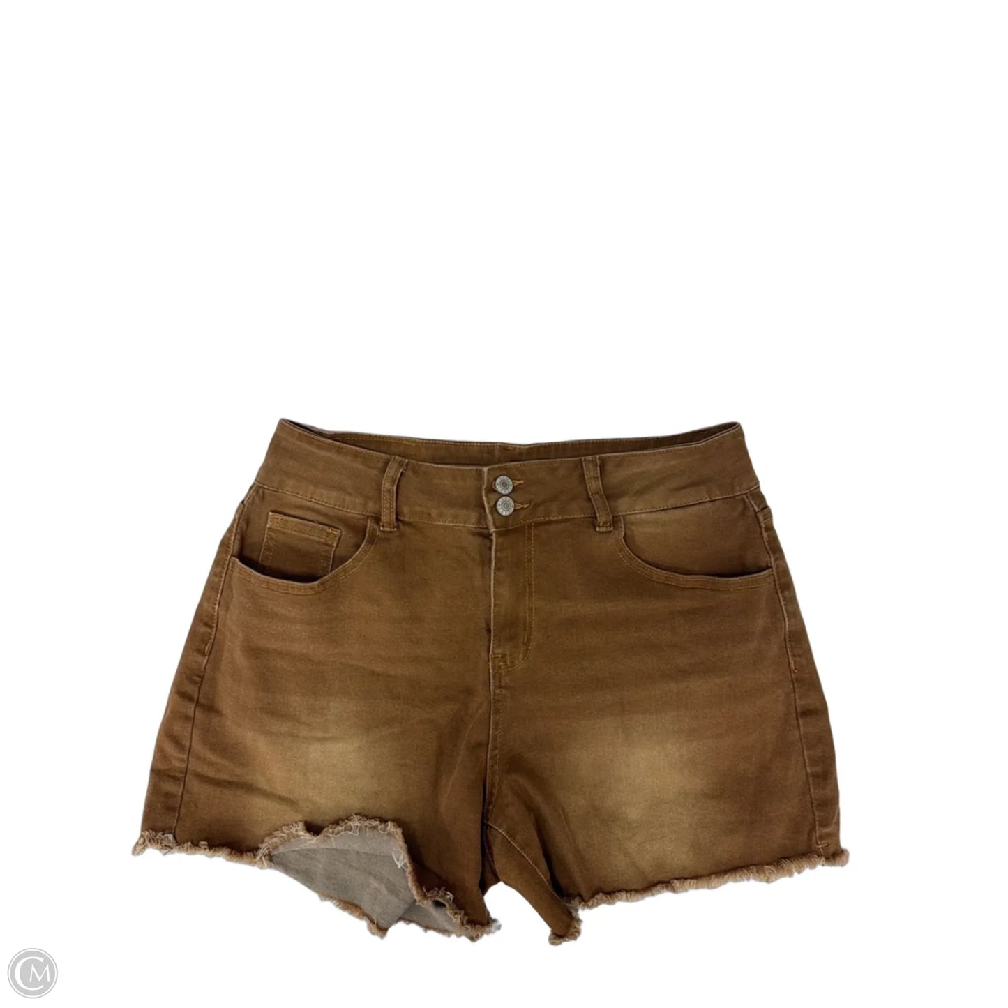 Shorts By Cmf In Brown Denim, Size: 12