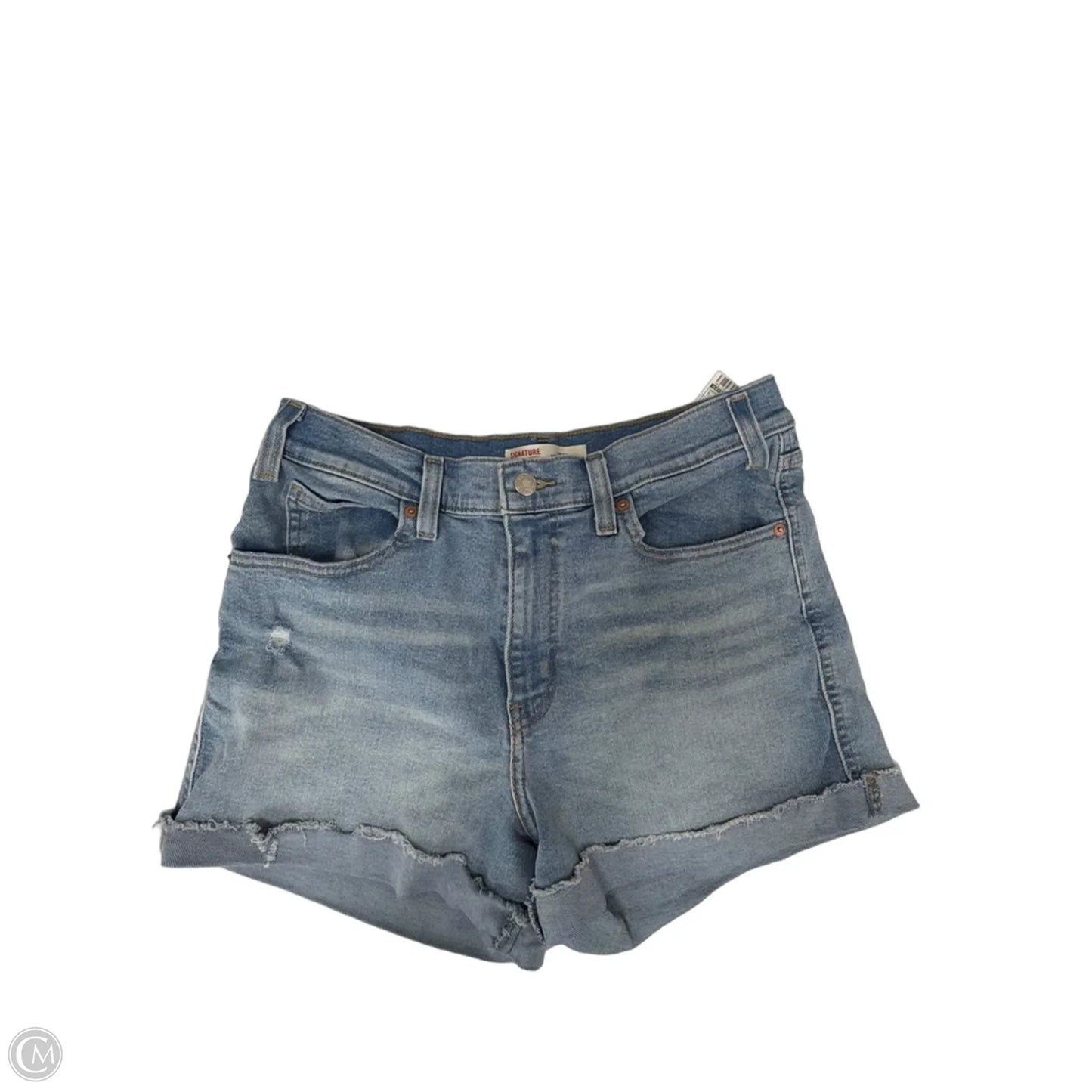 Shorts By Levis Signature In Blue Denim, Size: 10