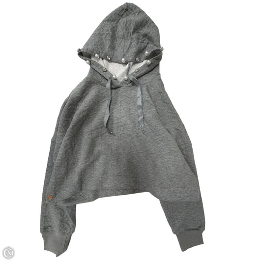 Top Long Sleeve By Simply Southern In Grey, Size: L