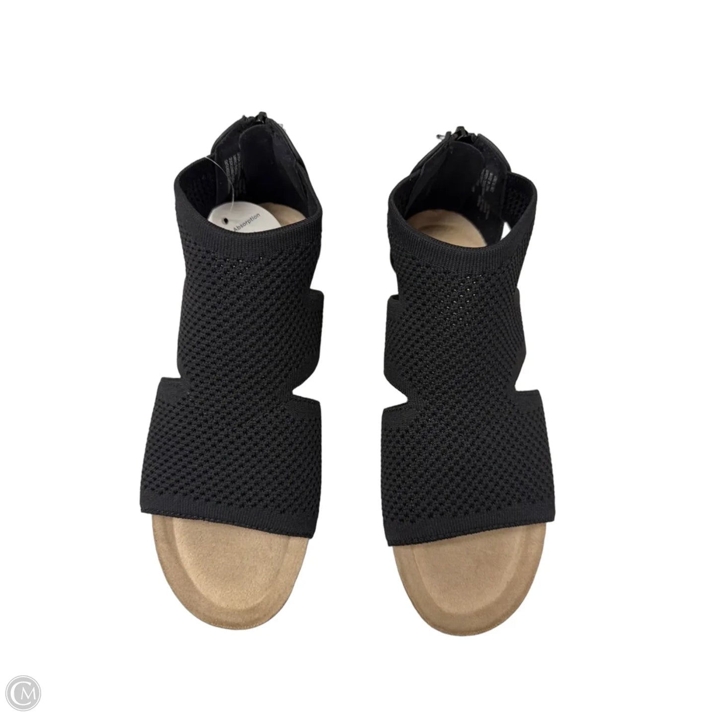 Sandals Flats By Croft And Barrow In Black, Size: 6.5