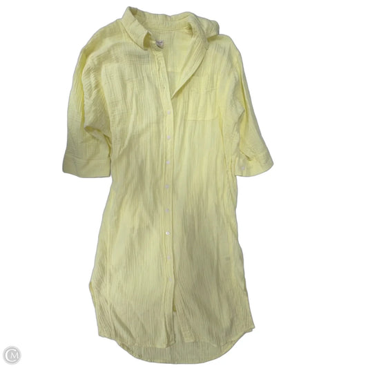 Dress Casual Midi By Universal Thread In Yellow, Size: S