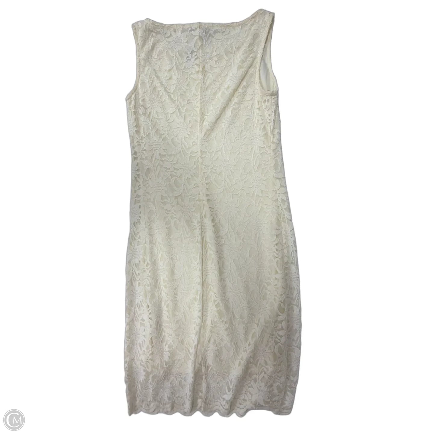 Dress Party Midi By Tiana B In Cream, Size: M