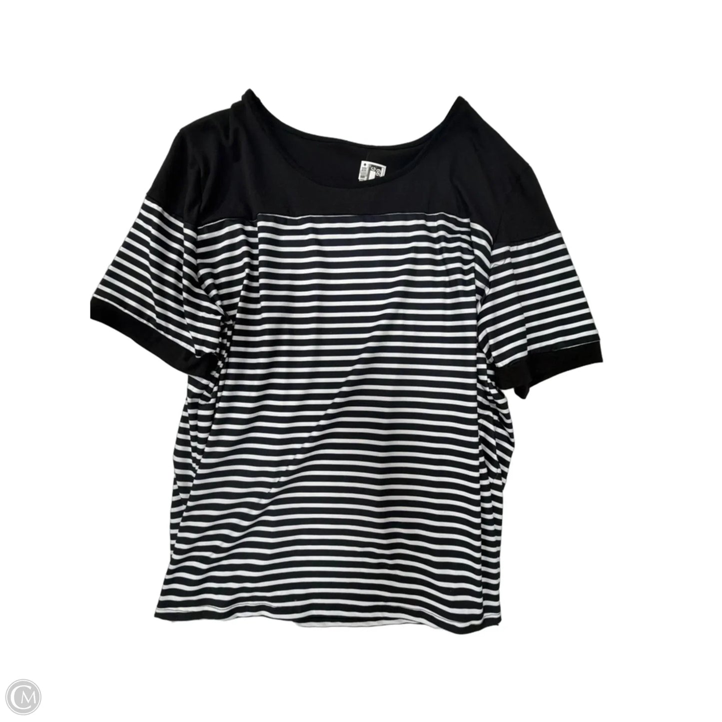 Top Short Sleeve By Clothes Mentor In Striped Pattern, Size: 5
