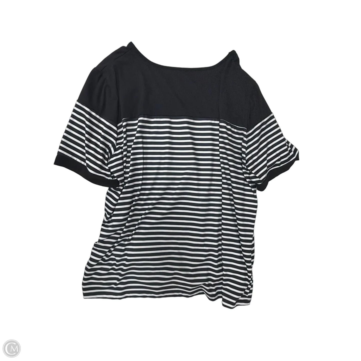 Top Short Sleeve By Clothes Mentor In Striped Pattern, Size: 5