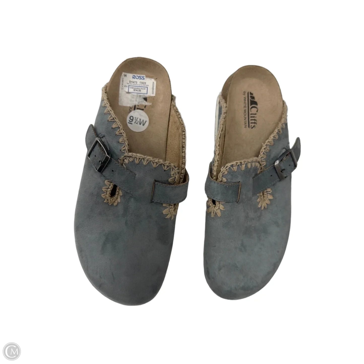 Shoes Flats By Cliffs By White Mountain In Blue, Size: 9.5