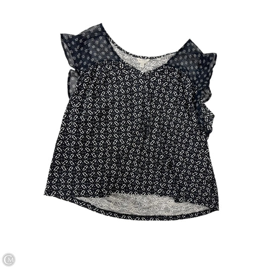 Top Sleeveless By Lucky & Blessed In Blue & White, Size: Xl