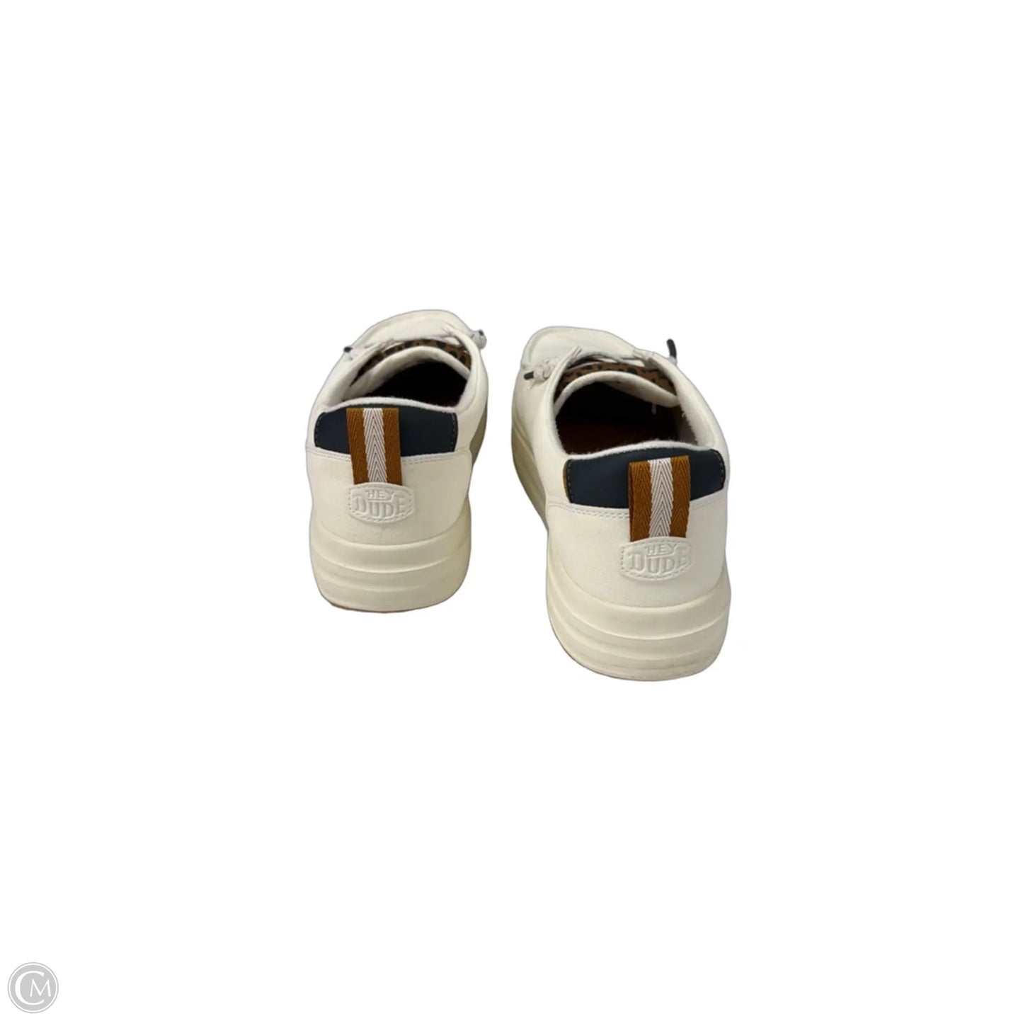 Shoes Flats By Hey Dude In White, Size: 12
