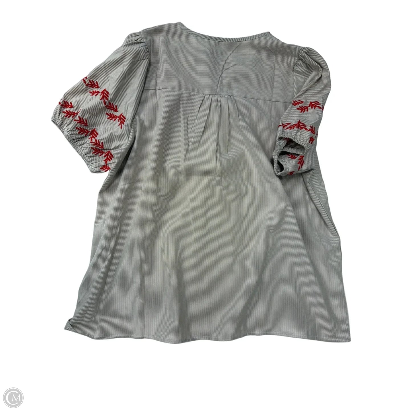 Top Short Sleeve By Clothes Mentor In Striped Pattern, Size: L
