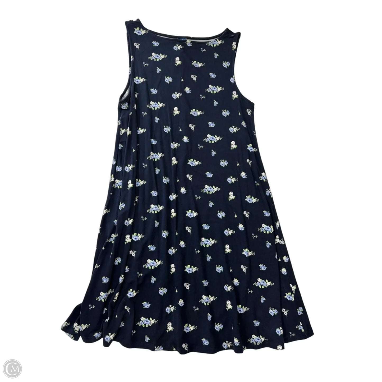 Dress Casual Midi By Old Navy In Blue, Size: S
