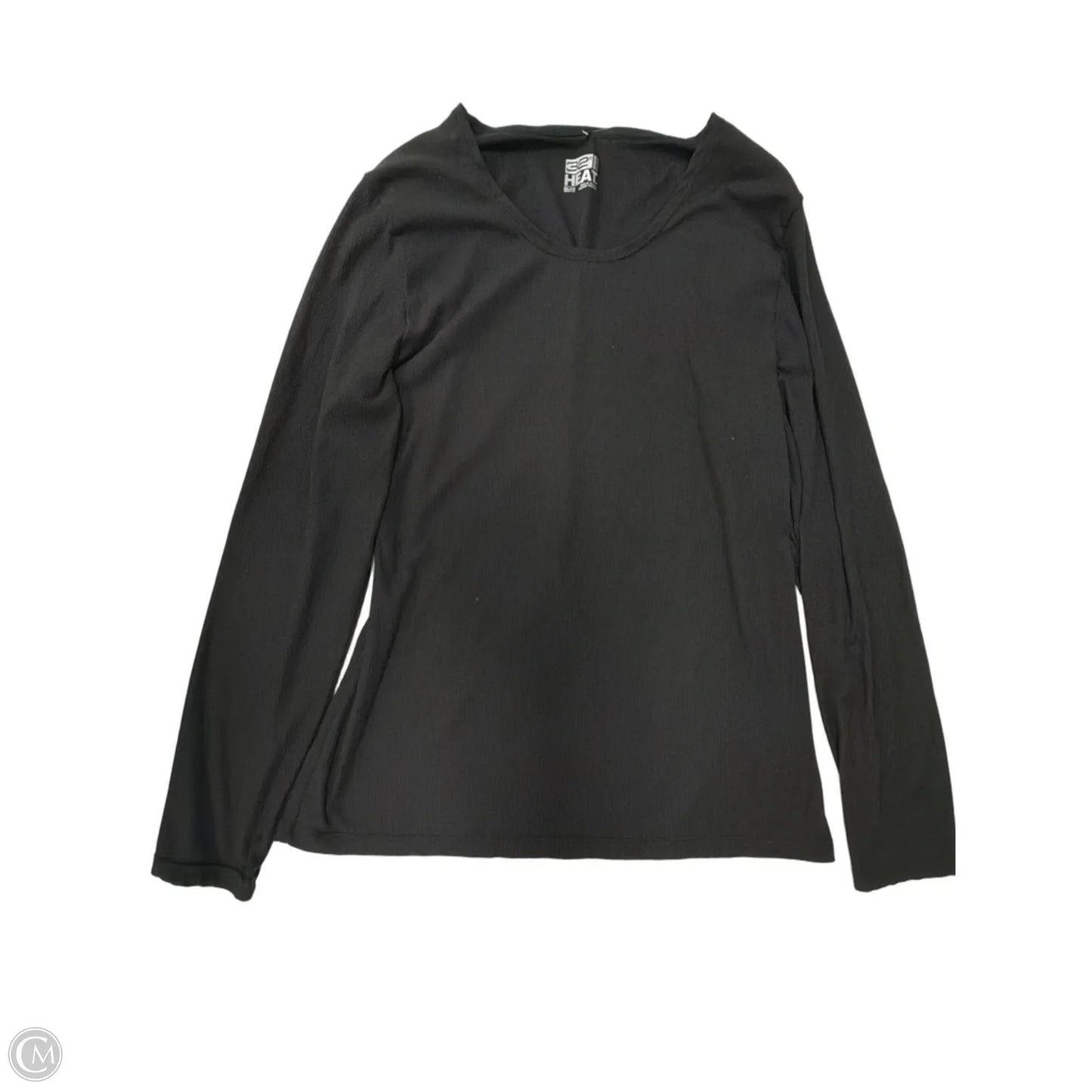 Top Long Sleeve Basic By 32 Degrees In Black, Size: Xl