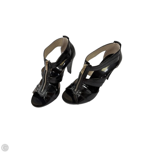 Sandals Heels Block By Michael By Michael Kors In Black, Size: 9